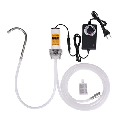 Food Grade Electric Water Transfer Pump With Speed Adjustable 100-240V for Ice Maker,Coffee Machine,Auto Siphon Self Priming Pumps for Home Brew Bottling Wine,Beer and Kombucha,2L/Min,Low Noise - color: White Shell With Speed Adjustable
