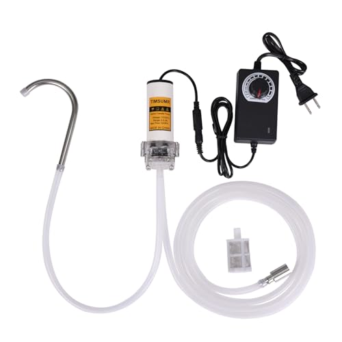 Food Grade Electric Water Transfer Pump With Speed Adjustable 100-240V for Ice Maker,Coffee Machine,Auto Siphon Self Priming Pumps for Home Brew Bottling Wine,Beer and Kombucha,2L/Min,Low Noise - color: White Shell With Speed Adjustable