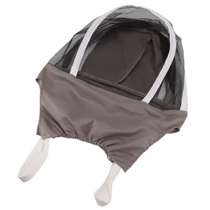 Aramox Beekeeping Hat Beekeeping Veil Mesh Cap Cotton Nylon Breathable Sun Proof with Wide Brim for Outdoor Activities Fishing Hiking Gardening