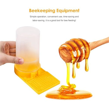 2pcs Bee Feeder Drinking Water Waterer Beekeeping Honey Feeders Watering Bees Tools Supplies Feeding Drinker