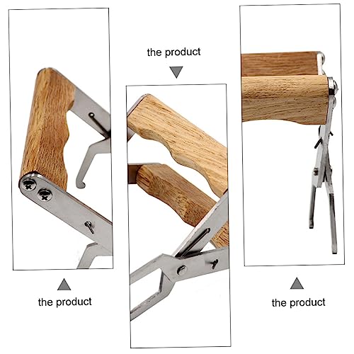 1pc Stainless Steel Beehive Frame Grip Tool Honeycomb Spleen Lifter Clip for Handling and Hive Maintenance Essential Beekeeper Equipment
