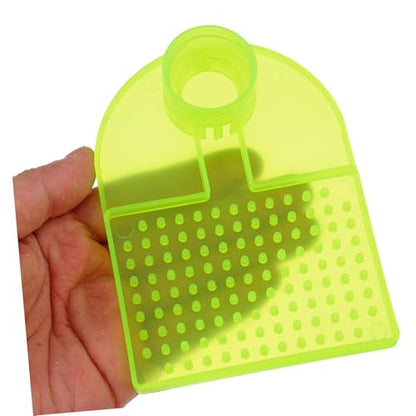 Mikikit 10 Pack Bee Waterer Beekeeping Feeders Honey Bee Frame Feeder Station Beehive Entrance Water Dispenser Safe for Beverage Bottles