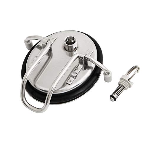 304 stainless steel Cornelius Keg Lid New Replacement Corny Keg (Soda Keg) Lid with New O-ring for Cornelius or Firestone Kegs for homebrew beer kegging…