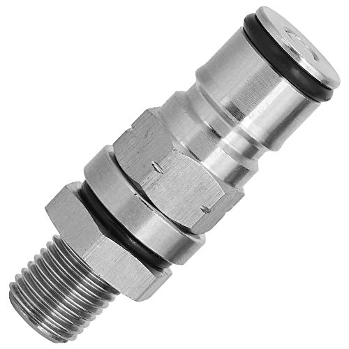 AUNMAS Gas Ball Lock Post, 304 Stainless Ball Lock Adapter, Keg Posts Parts with Pressure Relief Valve for HomeBrew Accessory