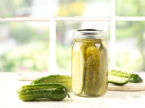 Ball - 32oz Wide Mouth Jars with Lids & Bands 12 Pack Jars, Large Glass Mason Jar for Food Storage with airtight Lid, 0.25 Gallon Glass Jar with Lid and Bands, Set of 12