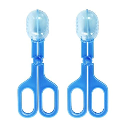 2Pcs Beekeeper Plastic Queen Cage Clip Bee Catcher Beekeeping Tool Isolation Room(Blue) - color: Blue