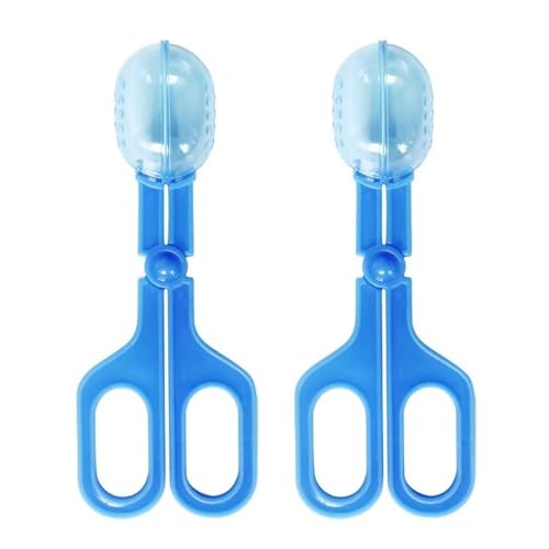 2Pcs Beekeeper Plastic Queen Cage Clip Bee Catcher Beekeeping Tool Isolation Room(Blue) - color: Blue