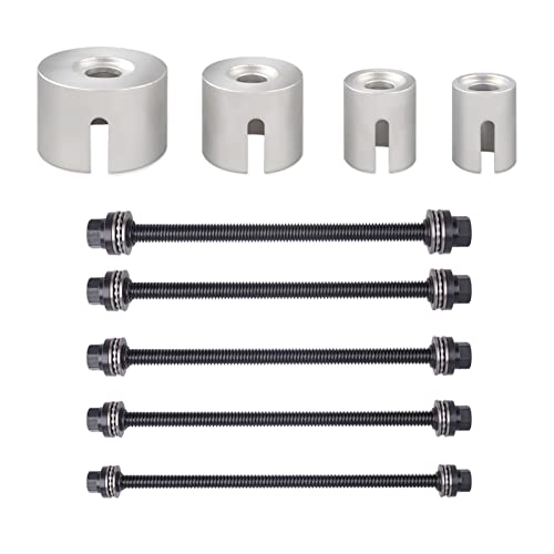 DAYUAN 27Pcs Universal Press and Pull Sleeve Tool Set Kit | Universal Bush Bearing Removal，For Cars, LGV & HGV，Fits Bushes, Ball Bearings, Seals & Rubber Bearings，Press Compatible