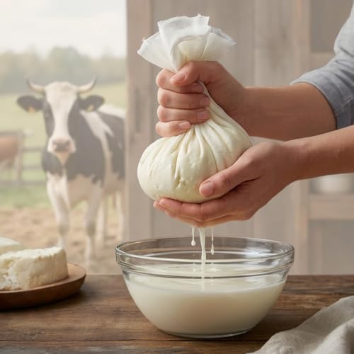 Grade 100 Cheesecloth for Straining,Unbleached Cotton Cheese Cloth | 20x20 Inch Pre-cut Reusable Hemmed Edge Ultra Fine Mesh, Washable Strainer for Greek Yogurt Nut Milk Juicing Cooking Baking