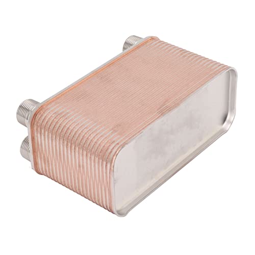 Plate Heat Exchanger Cooler Chiller Condenser Evaporator Brazed Compact Chiller Cooler Refrigerator Cooler for Chill Cooler Dish Plate Cooler Fridge Wort Chillers