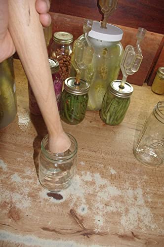 Ferment It Sauerkraut Pounder for Vegetable Fermentation - Made out of a Solid Piece of wood