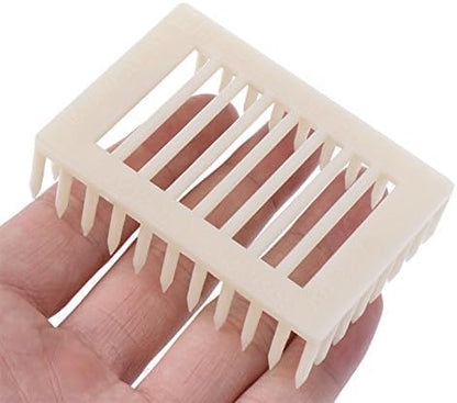 White Plastic Queen Marker Cage Clip Bee Catcher Beekeeper Beekeeping Tools Equipment Beekeeping Supplies Farm and Ranch, Patio, Lawn for Garden