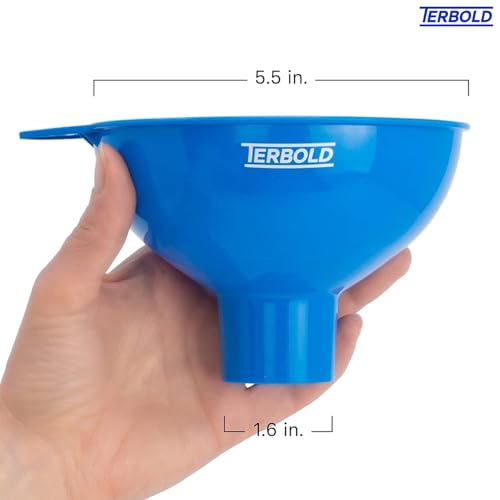 3pc Wide Mouth Canning Funnels for Filling Bottles and Mason Jars | Large Spout Quick Fill Food Grade Plastic Funnels for Kitchen Use (Blue, Green, Yellow) - color: Multicolor