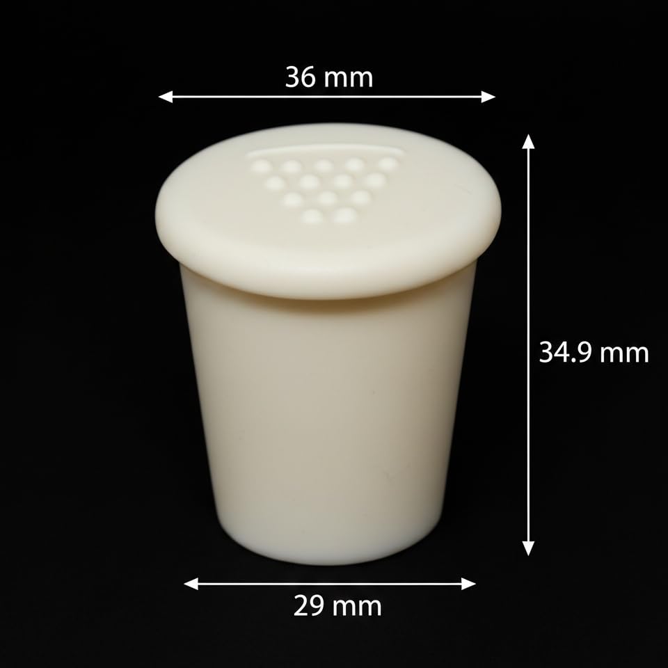 #7 Silicone Bung/Stopper for glass 5 gallon (20 L) Carboys - 5 Pack - style: #7 Bung