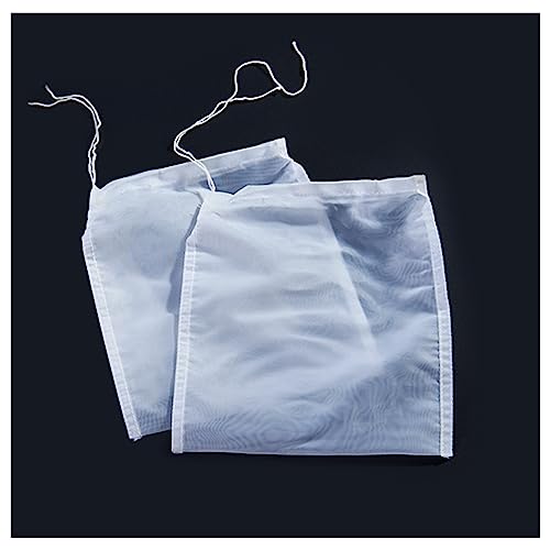 4PCS Cloths Strainer,Food Grade Nylon Nut Bag Strainer,Reusable Cold Brew Coffee Cheese Cloths Strainer for Straining Fruit Juice,Nut Milk,Doufu,Coffee,Soup Etc (Bag strainer)