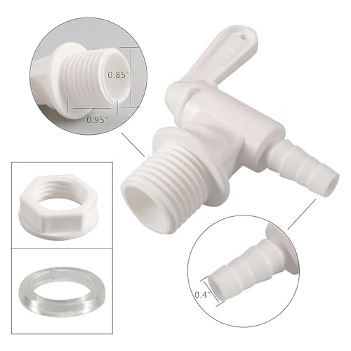 Plastic Bucket Spigot Fermentation Bottling Spigot for Beer or Soda Homebrewing Wine Making by GWENBHMTOOL 10 Pack - size: 10 PACK