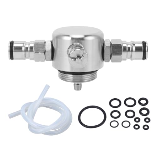 AMONIDA 304 Stainless Steel Beer Keg Spear for Home Brewing Enthusiasts,45psi Security Valve for Safe Dispensing,Double Ball Lock Design,Erosion Proof Construction Small Kegs