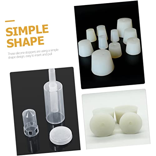 SHOWERORO 1set Homemade Wine Kit of Silicone Stoppers with Vent Valves for Wine Beer Making Prevents Oxygen for Home Brewing Restaurant Use