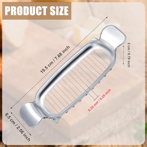 Stainless Steel Cheese Cutter and Butter Slicer - Multifunctional Kitchen Food Tool for Block Cheeses and Butter - style: Butter Slicer