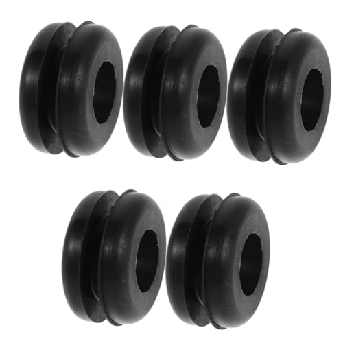 HANABASS 5pcs Rubber Airlock Grommet Set for Mason Jar Fermentation Bucket with Airtight Water Seal, Easy Installation Homebrew Airlock Grommets for DIY Fermentation Projects and Wine
