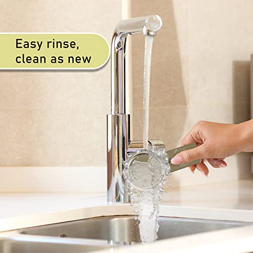 1PCS 1/4Cup (60ml, 2oz) Single Measuring Cup, Stainless Steel Measure Scoop, Metric and US Measurement, Dishwasher Safe - size: 1/4cup|60ml|2oz