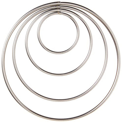 Ateco 4 Piece Stainless Steel Plain Edge Round Cutters Set in Graduated Sizes - size: Plain Edge, style: Round (4 pcs)