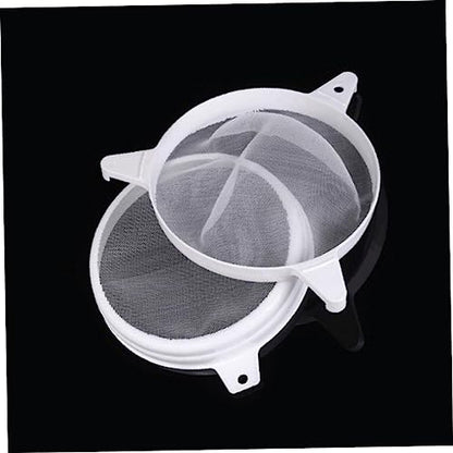 Ciieeo Honey Filter Strainer Double Sieve Beekeeping Device Plastic Mesh Filter Tool for Bee Supplies