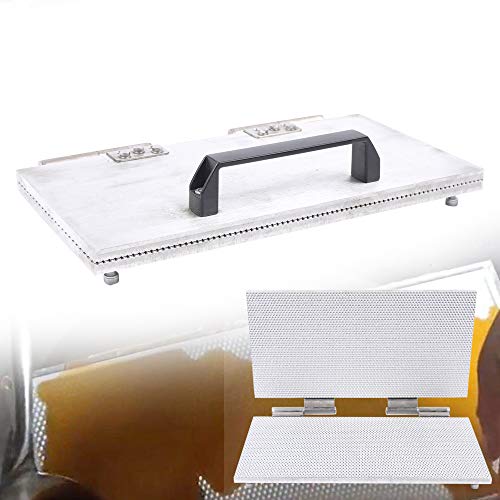 220 x 420mm Bee Wax Foundation Sheet Mold Casting Machine Bee Wax Embossing Mold 4.7mm Eyes Comb Foundation Press Tool for Beekeeping Supply