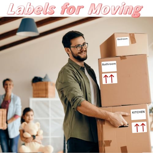 Removable Label Stickers for Organizing -200PCS 3 x 2 inch Waterproof White Handwrite Blank Labels, Classroom, Office & Home Organization for Storage Bins, Moving, Folders, Freeze Food - size: Organizing Labels 200pcs (3" x 2")