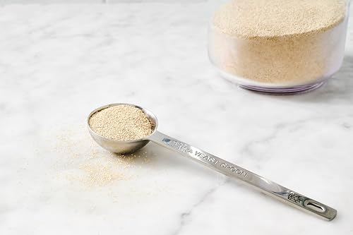King Arthur Baking Company Yeast Measuring Spoon, 18/8 Stainless Steel, Holds 2.25 Teaspoons, For Bulk Yeast And Bread Baking, Pastries, And Rolls - style: Yeast Measuring Spoon
