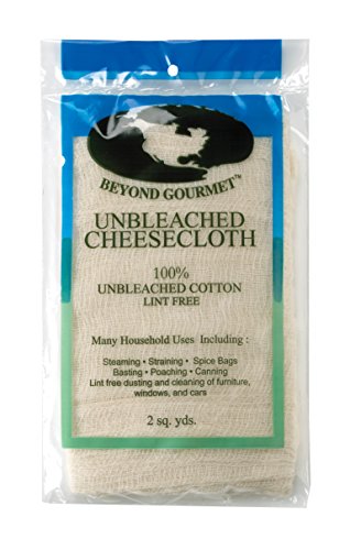 HIC Kitchen Beyond Gourmet Cheese Cloths, UNB Cheesecloth, Unbleached - color: Unbleached, size: UNB Cheesecloth