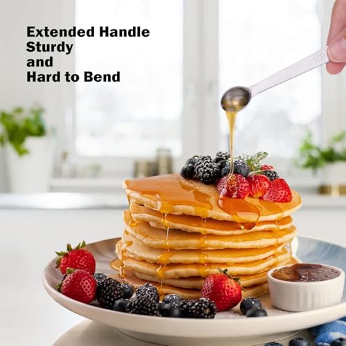 20PCS Measuring Cups and Spoons Set, Stainless Steel Stackable Nesting Measuring Set with Leveler for Baking, Cooking, Dry & Liquid Ingredients - size: 20PCS