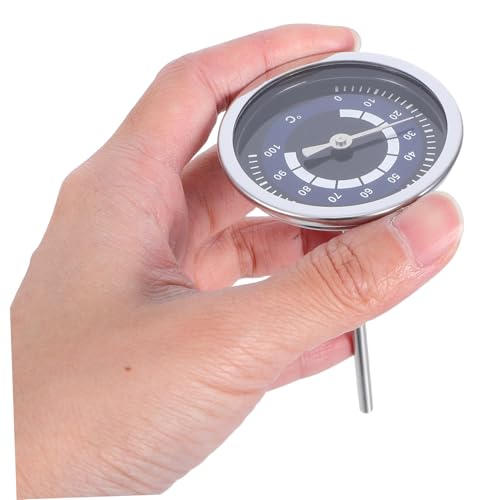 Probe Stainless Steel Kettle Thermometer High Precision Temperature Gauge for Brewing Cooking and Baking Easy to Attach Kettle Accessory and Travel Friendly Design