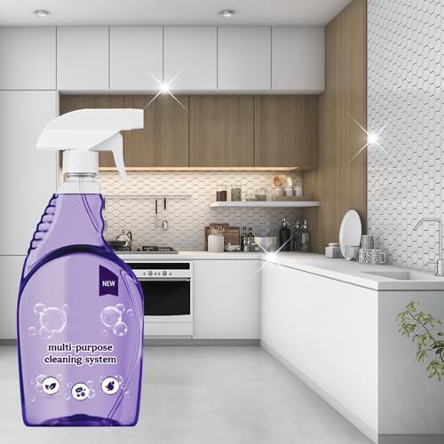 Clean Spray Cleaner for Ovens, All-Purpose Cleaning Spray, Multi-Surface Cleaner for Households, Instant Stain Removal (1 Bottle+18 Pcs Concentrated Cleaning Tablets)