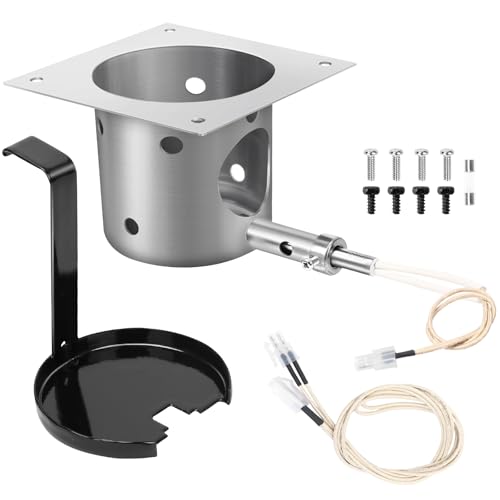 QuliMetal Fire Burn Pot and D2 Hot Rod Ignitor Kit for Traeger Pro 575 & 780, Ironwood 650 & 885, Silverton 620 & 810 Wood Pellet Grills with D2 Direct Drive and WiFIRE Technology - size: Fire Burn Pot + D2 Ignitor