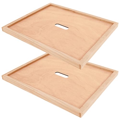 2 Pcs Beehive Inner Cover for 10 Frame Bee Hive Inner Cover Bee Hive Box Cover Beehive Insulation Ventilation Inner Cover for Beekeeping Tool - size: 2 Pack 10 Frame