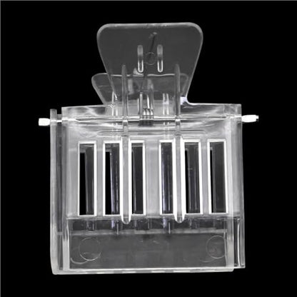 Queen Bee Cage 30PCS Durable Plastic Clear Beekeeping Clip Queen Bee Cage No-Hurt Beekeeper Equip Insect Catcher Garden Tool Beehive Room