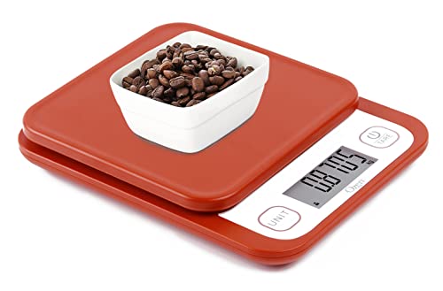 Ozeri Garden and Kitchen Scale II, with 0.1 g (0.005 oz) 420 Variable Graduation Technology - color: Burnt Ochre