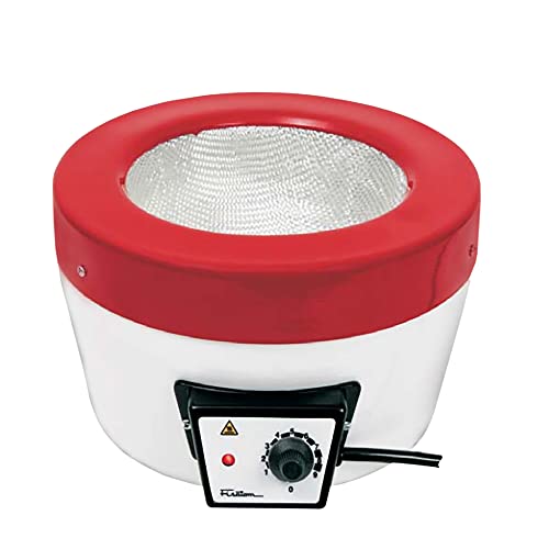 Heating Mantle Fisatom, 1000ml up to 300 °C for Round-Bottom flasks with a Diameter of 131 mm. Electric Temperature Control. - size: 1000ml