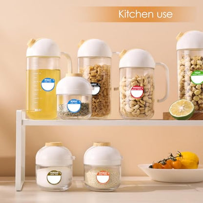 7000 Pcs 1 Inch Risepekt Removable Day Dots Food Labels (Monday-Sunday) 【English Español Français】, Easy to Peel Day of The Week Labels for Restaurant Kitchen Containers, Self Adhesive Date Stickers - color: Risepekt Removable Day Labels