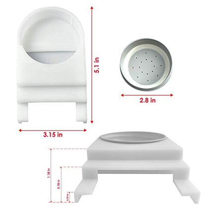 Bee Feeder-Easy to Install Honey Feeder,Water and Sugar Syrup Entrance or Top Dispenser-Beekeeper Tools,(4 Pack)