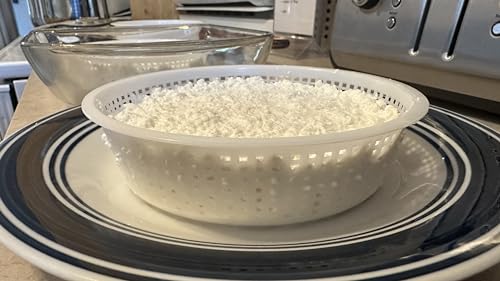 3 pcs Medium Cheese Mold for Cheese Making 1/2 qt - Soft Cheese Molds - Homemade Cheese Making Supplies - Moldes Para Queso Fresco o Panela Casero. White (Marshmallow White) - color: Snow White