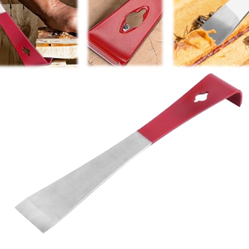 Steel Hive Tool Stainless Steel Hive Scraper Tools Beekeeper Tool for Prying Bee Hives Apart Lifting Frames and Bent Edge (1Pcs) - size: 1Pcs