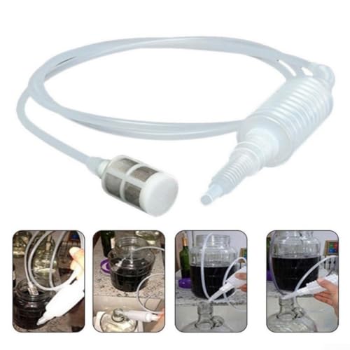 Auto Siphon for mini 14 Inch Home Brewing Kit For Wine Beer Making - Food Safe PP Transfer Pump With 6ft Silicone Tubing Small Batch
