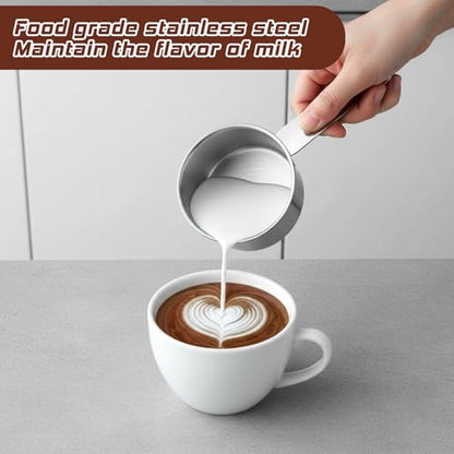 2 Pcs 1/3 Cup Stainless Steel Measuring Cups, (80ml, 3oz) Cat Food Scoop 1/3 Cup Scoop Metal Kitchen Measuring Cups Measure Scoops for Wet and Dry Ingredients, Cooking, Baking, Dishwasher Safe - size: 1/3 Cup