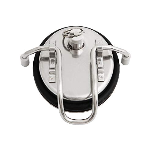304 stainless steel Cornelius Keg Lid New Replacement Corny Keg (Soda Keg) Lid with New O-ring for Cornelius or Firestone Kegs for homebrew beer kegging…