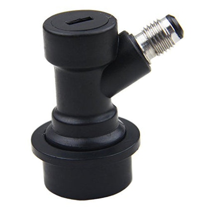 UP100 ONE Pair Ball Lock Corny Keg Disconnects + 2 Barb Connector Home Brew Beer Keg Parts for Cornelius Kegs