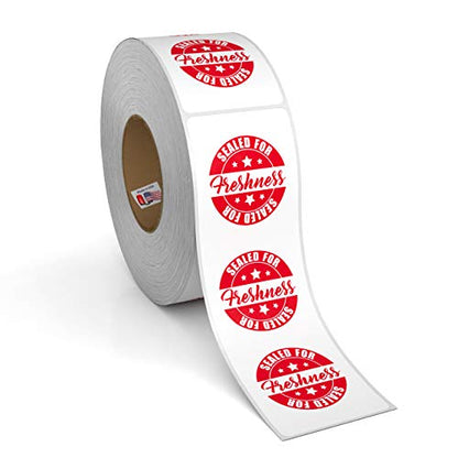 Food Delivery Tamper Evident Sealed for Freshness Labels - 500 Adhesive Stickers for Safe Food delivery (Strips 18 Pack) - size: Strips 1.875" x 6" - 18 Pack