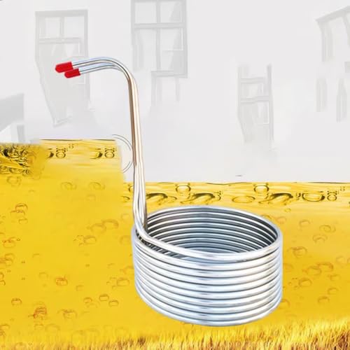 8M Stainless Steel Spiral Cooling Coil Immersion Chiller for Home Hotel Restaurant Kitchen