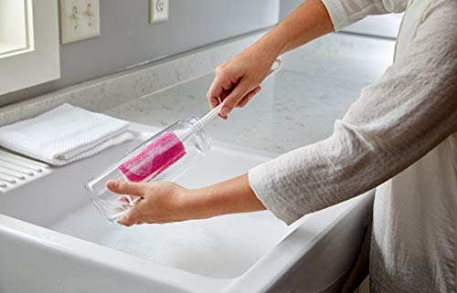 Scotch-Brite Water Bottle Scrubber, Safe On Glass, Plastic and Stainless Steel (Pack of 2) - size: Bottle Scrubber (Pack of 2)
